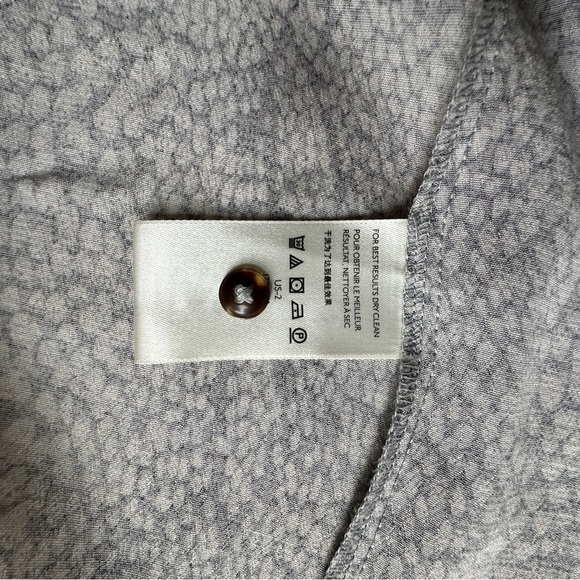 ANTHROPOLOGIE NWOT MARFA SNAKE PRINT FAUX WRAP MIDI DRESS | SIZE: 2 - Picture 14 of 16